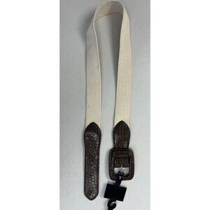 White Stag - Women's Dark Brown and Natural Color -Stretchable Belt - Size L/XL